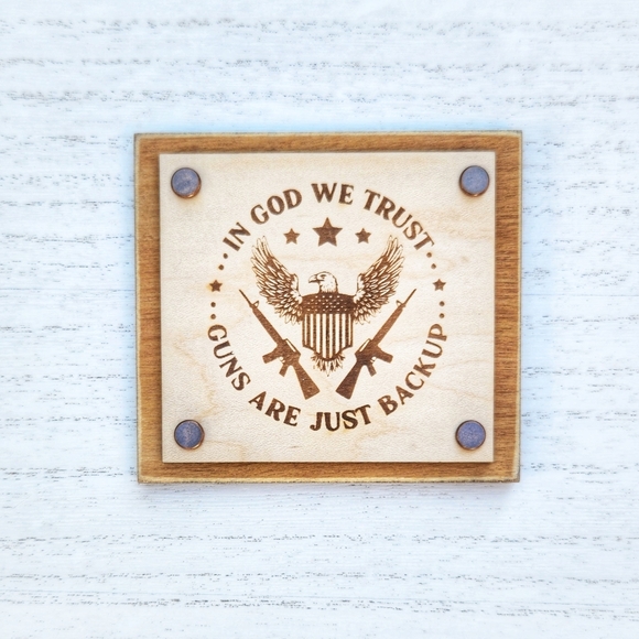 2A 2nd Amendment Decorative Sign & Bonus Keychain - Picture 6 of 9